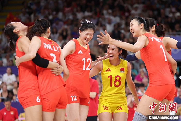 中国女排在巴黎奥运会小