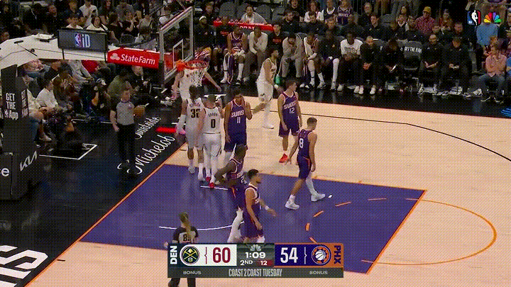 约基奇准绝杀助掘金登顶西部第四，太阳排名被